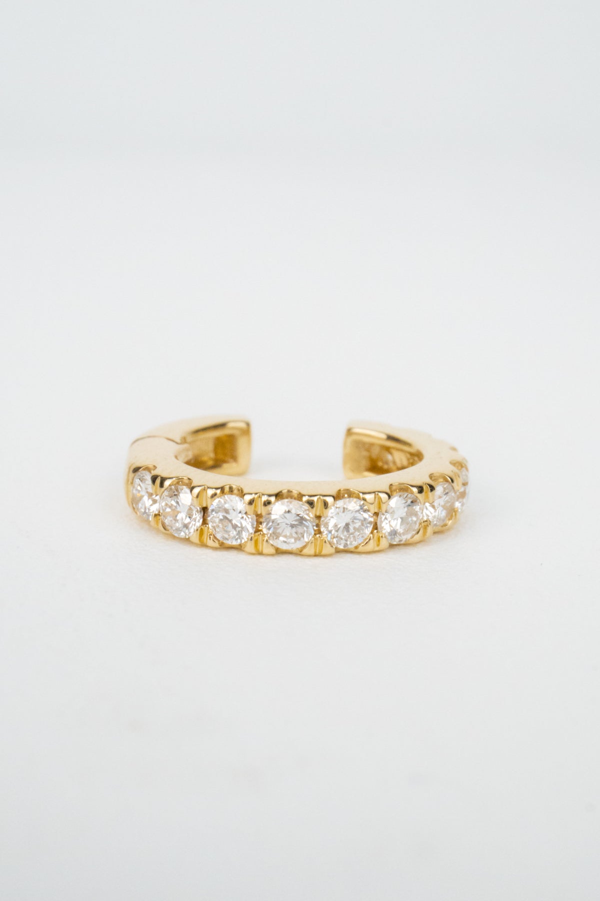 10K Nelle Diamond Ear Cuff- 0.35ctw Laboratory Grown Diamond Rounds
