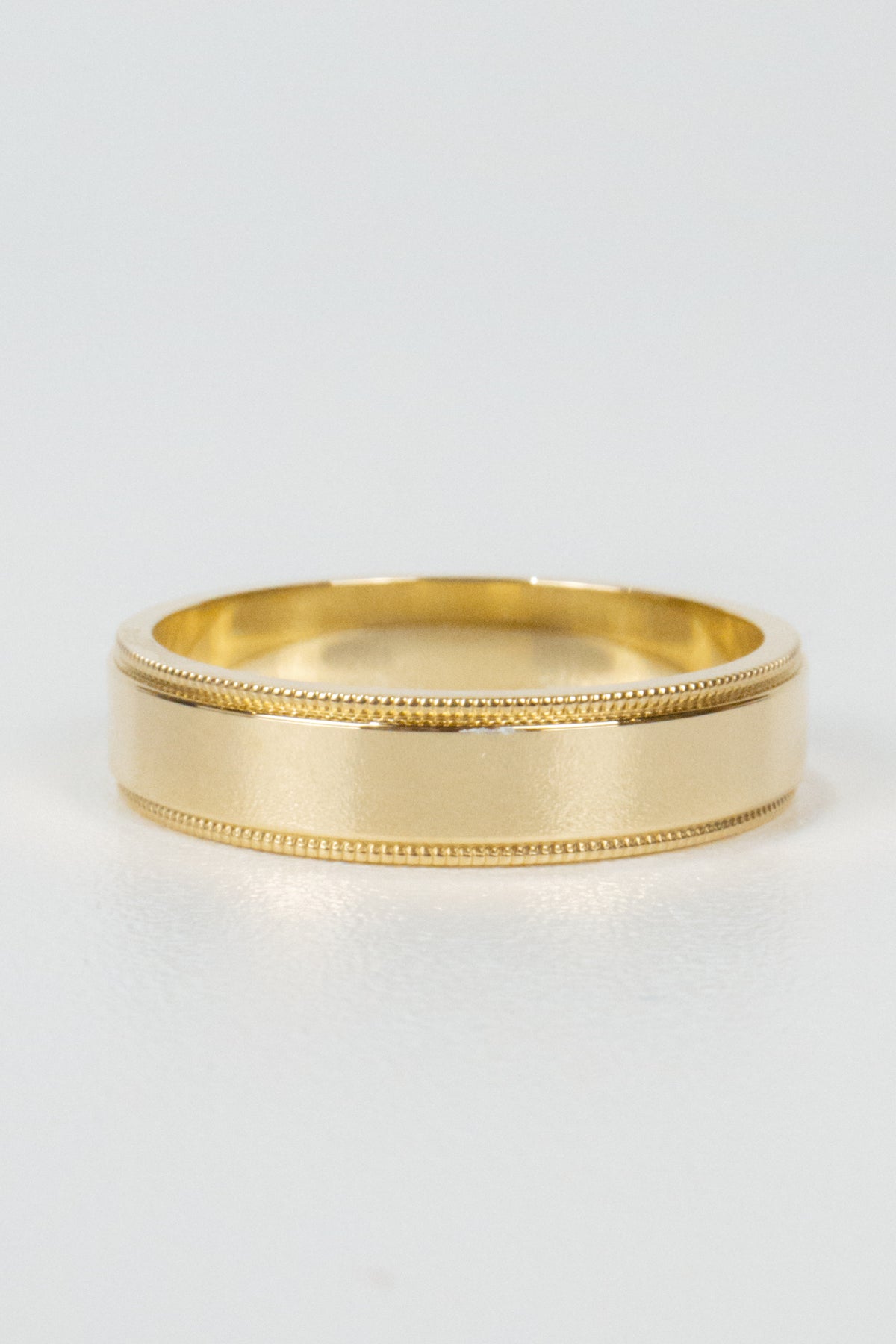 Parker Men’s Wedding Band- Yellow Gold