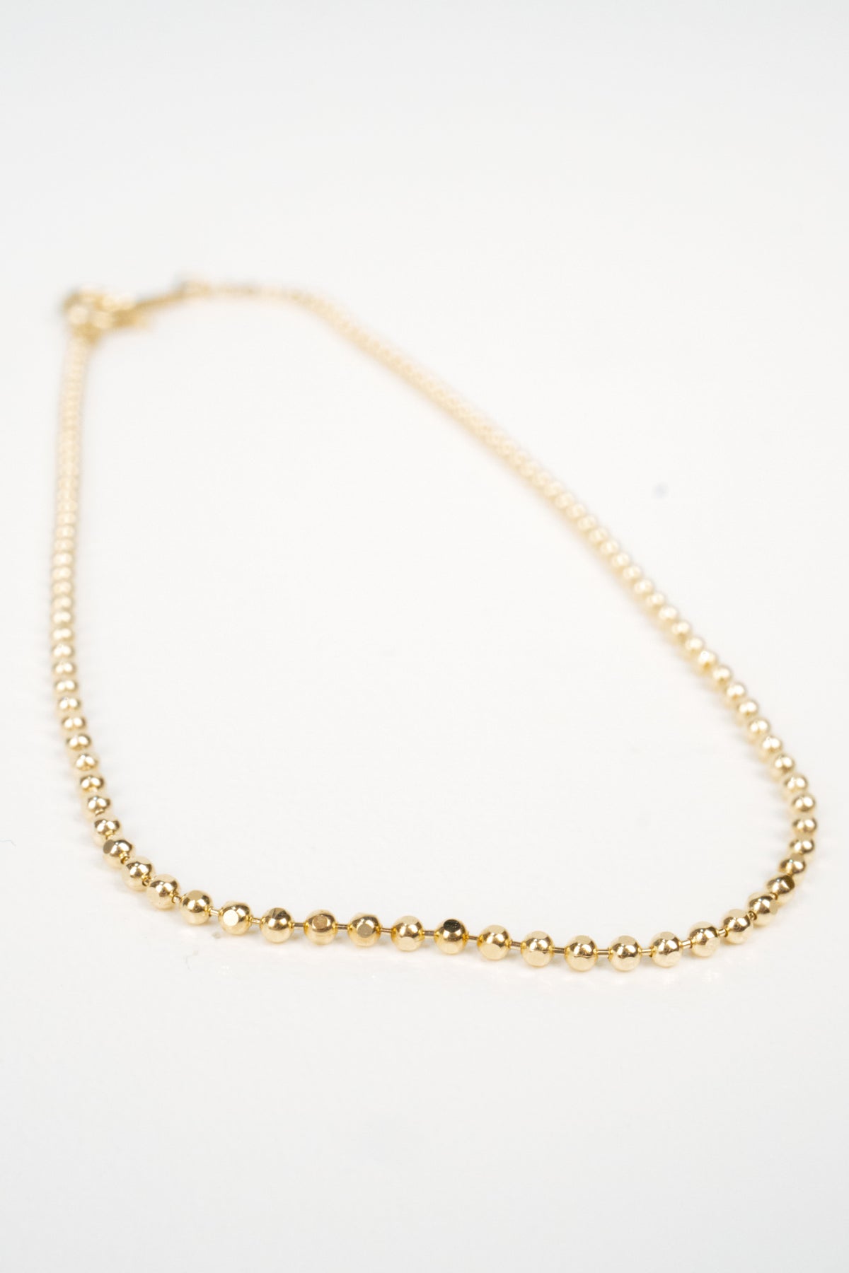 10K Nora Diamond-Cut Ball Chain Bracelet