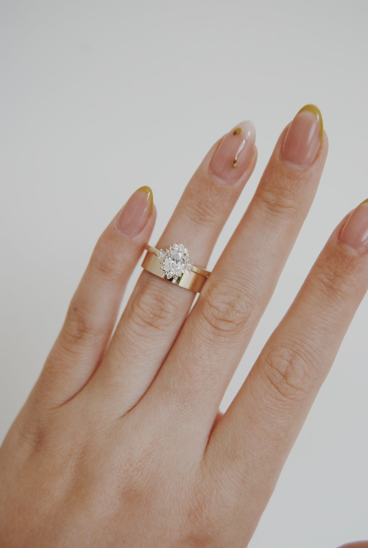 Oakley Oval Halo Engagement Ring