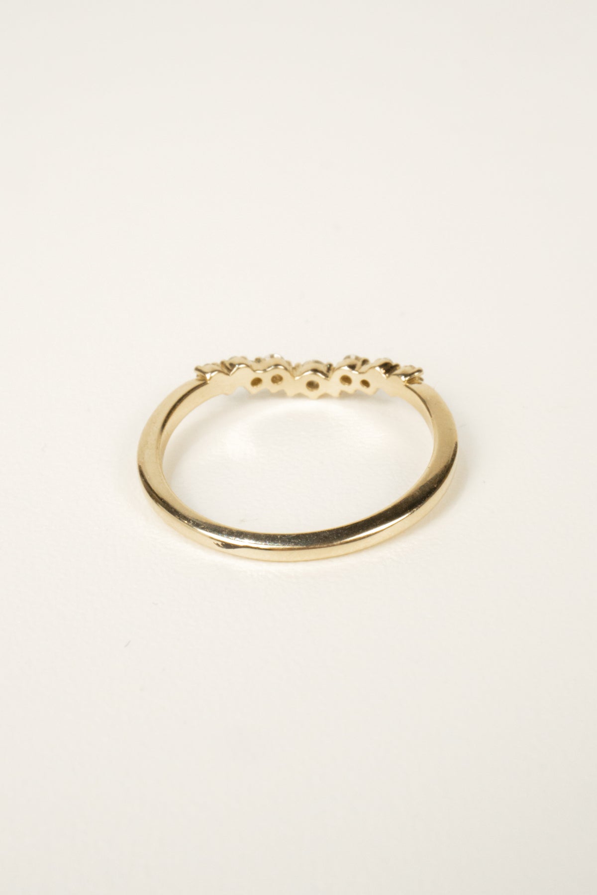 Austyn Contour Wedding Band- Yellow Gold