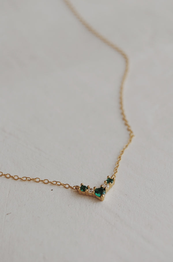 Brianne Necklace- Olive x Honey Haus