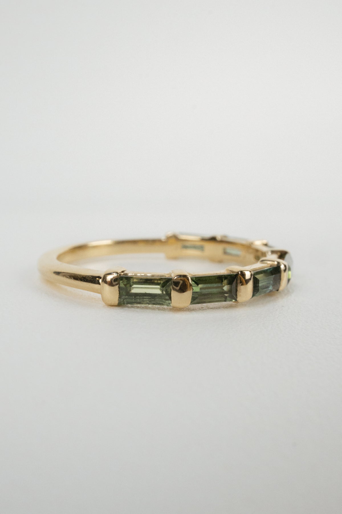 Ellie Wedding Band- Natural Sapphires