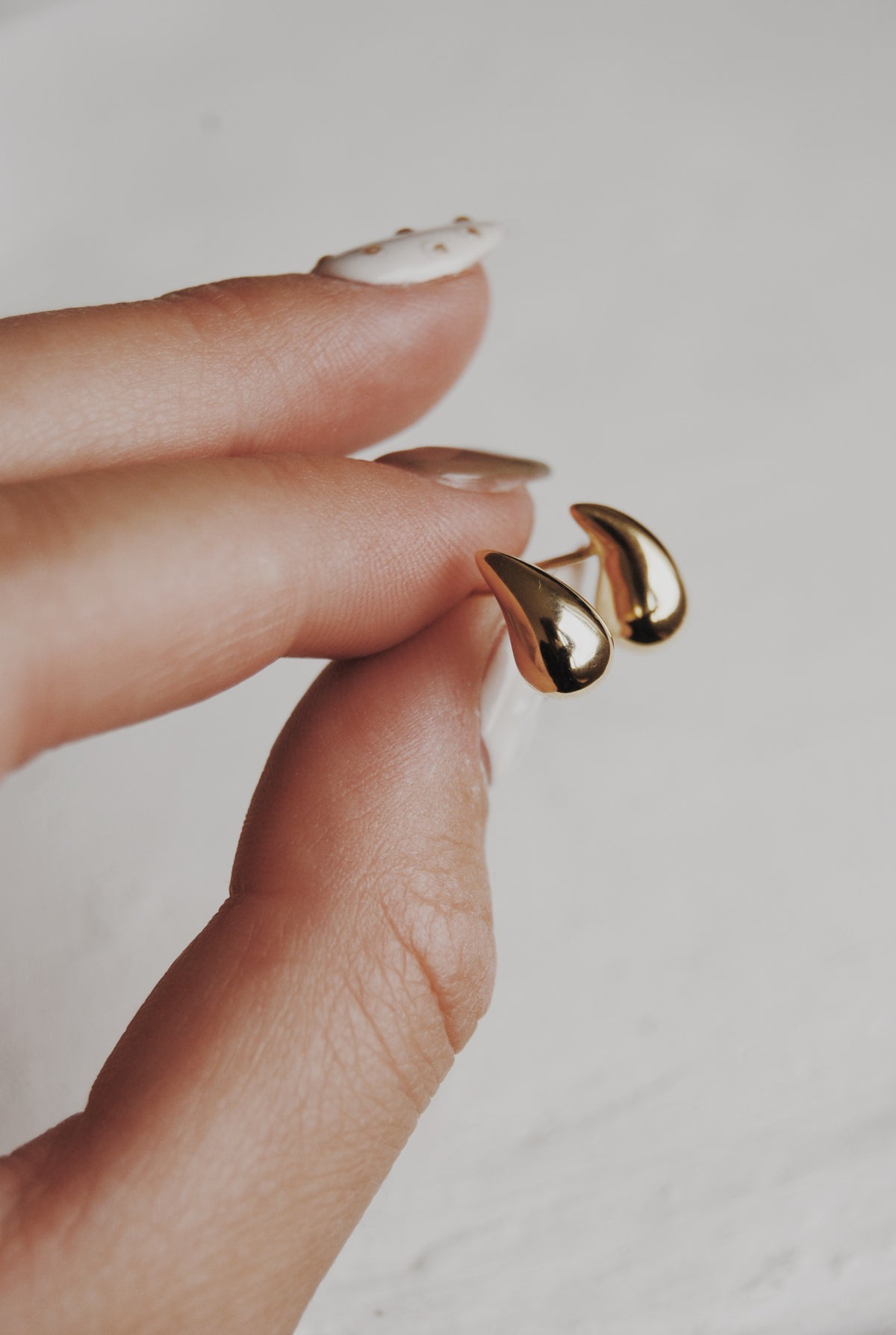 14k Vermeil Mini Drop Studs