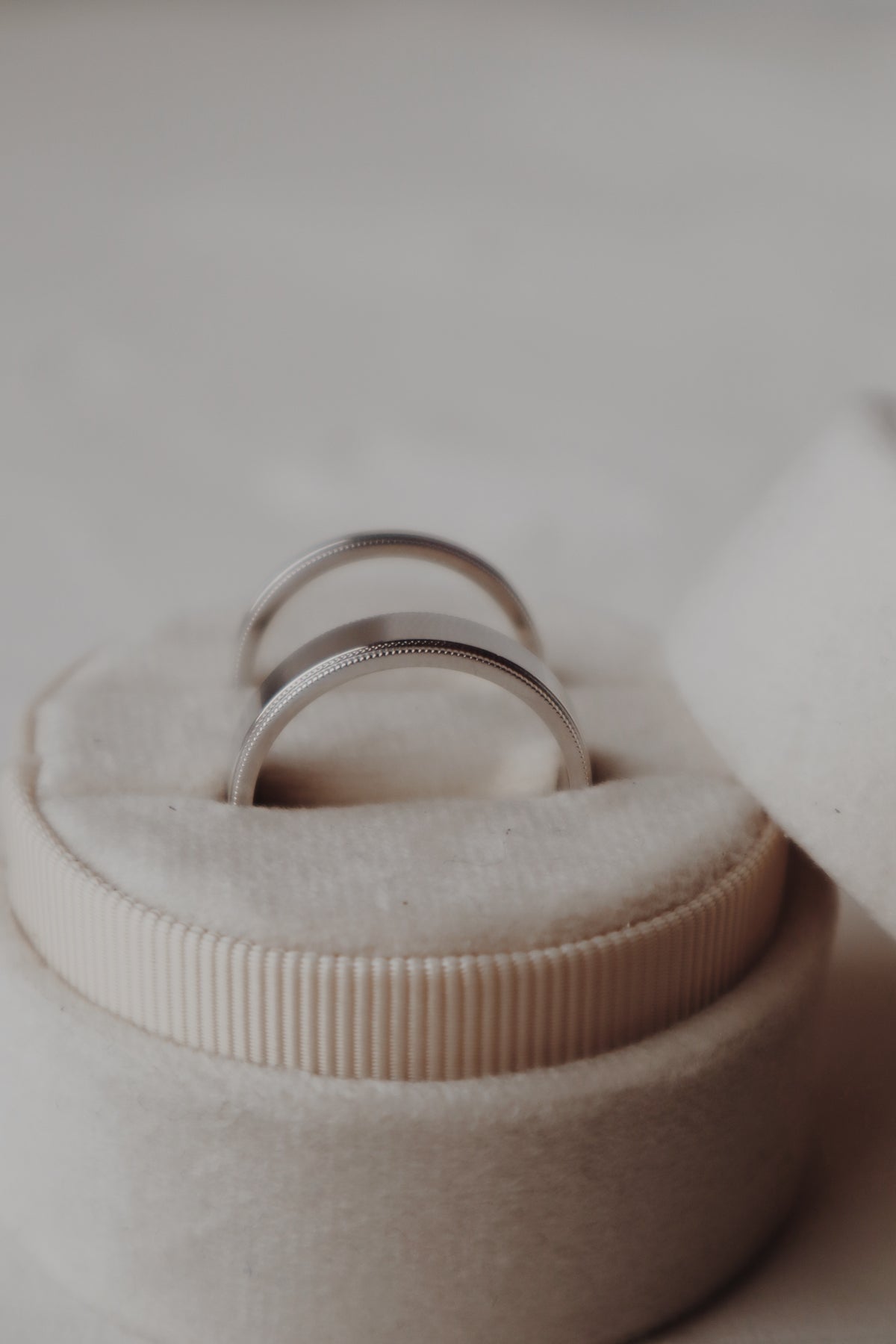 Men’s Parker Wedding Band - White Gold