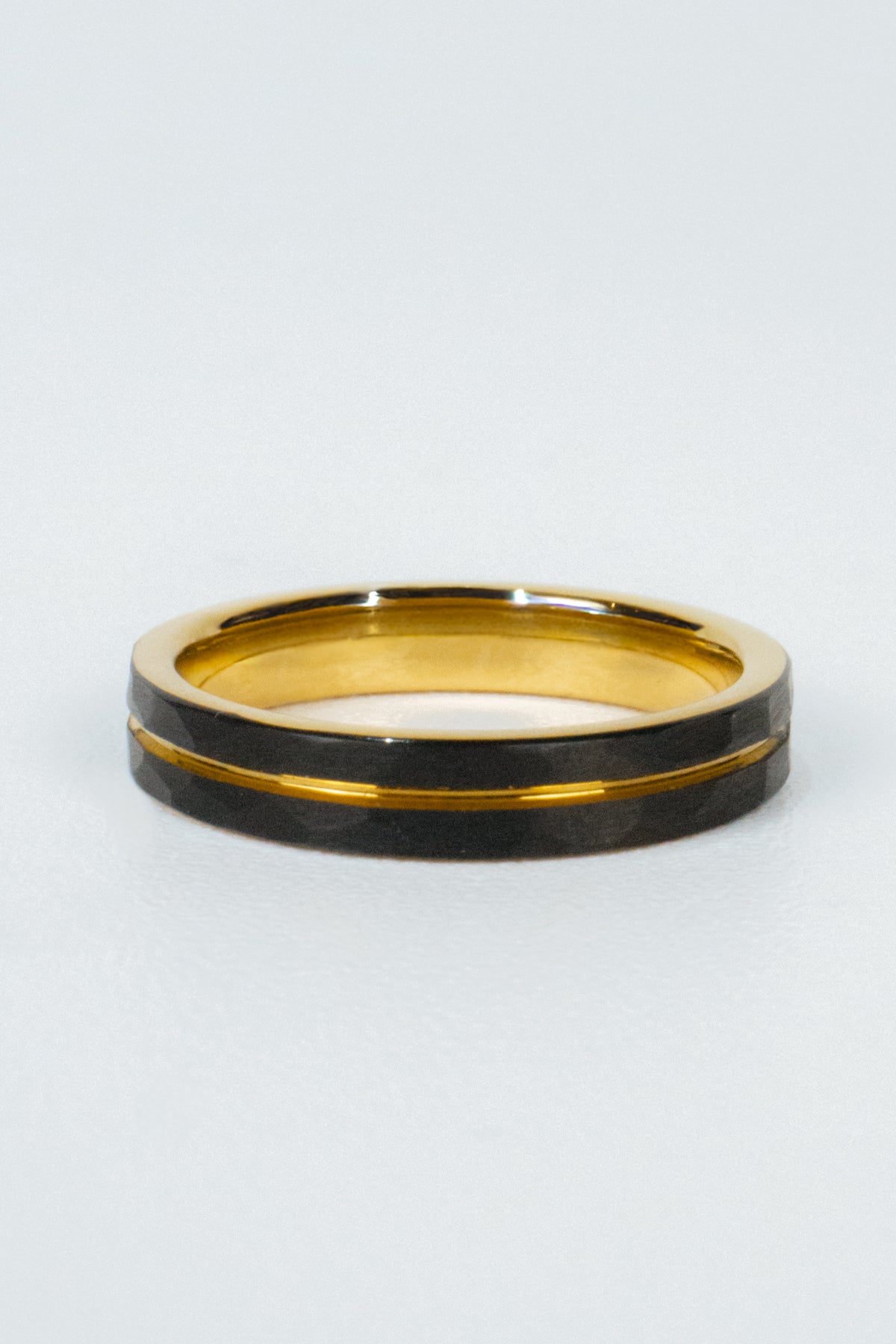 August Men’s Wedding Band- Tungsten