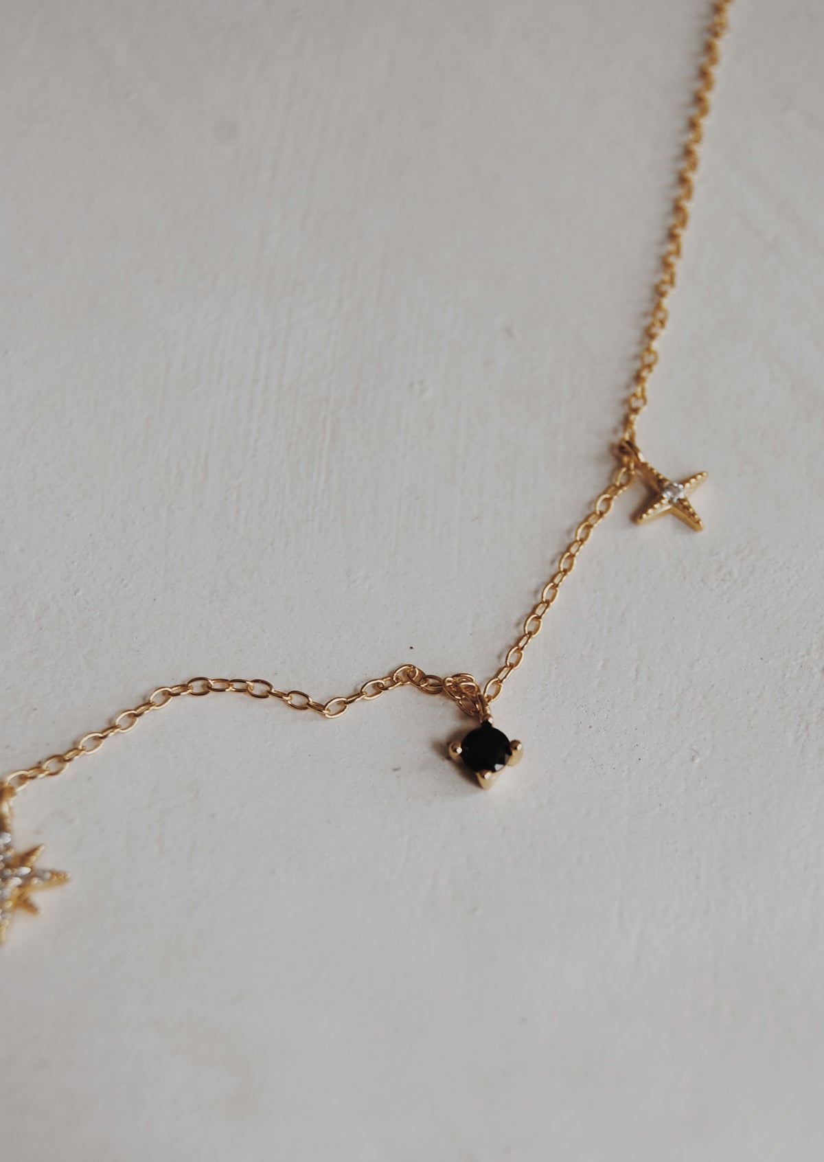 Asymmetrical Charm Necklace