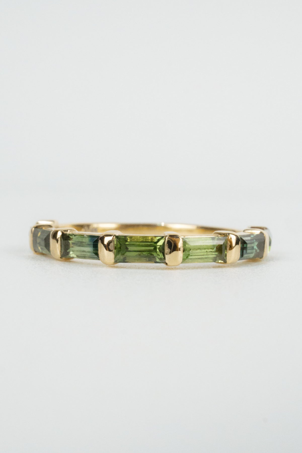 Ellie Wedding Band- Natural Sapphires
