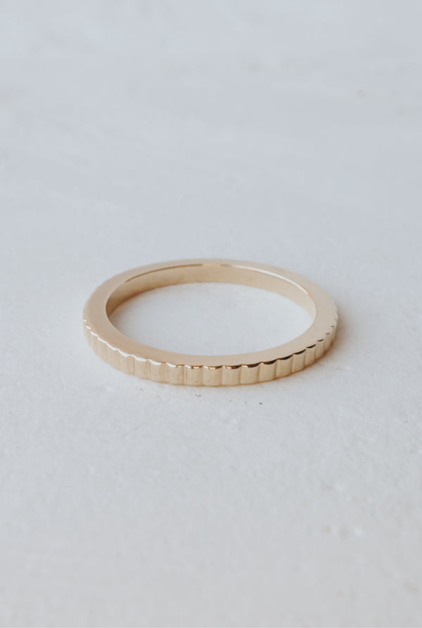 Scalloped Wedding Band