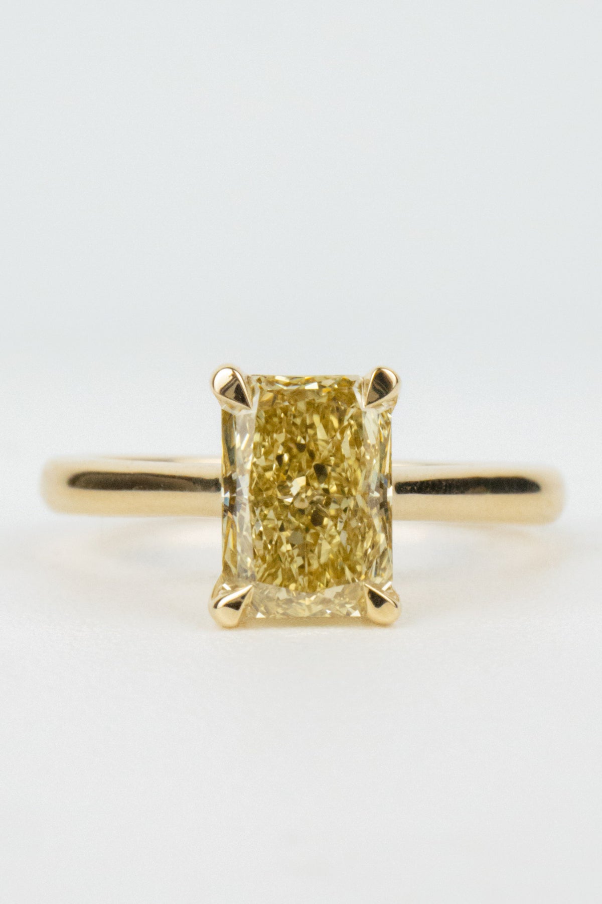 Piper Engagement Ring- 1.5ct Yellow Radiant