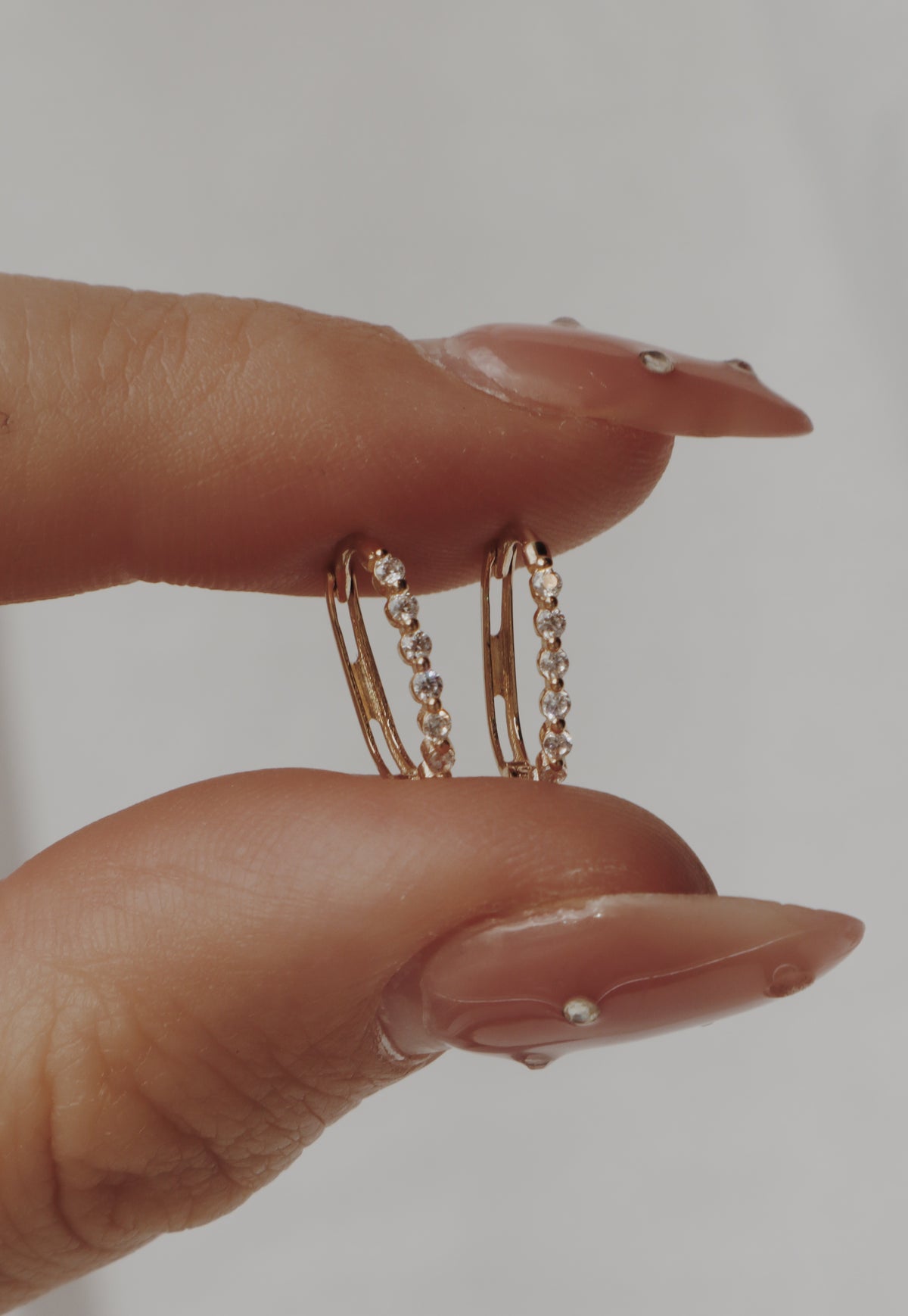 10k Jericho Hoop Earrings