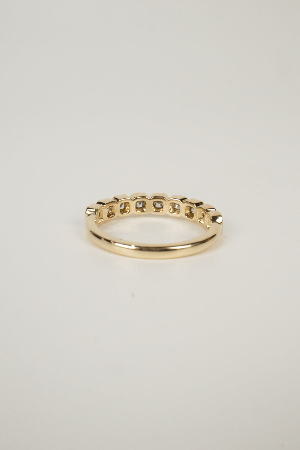 Palmer Wedding Band- Asscher Diamonds