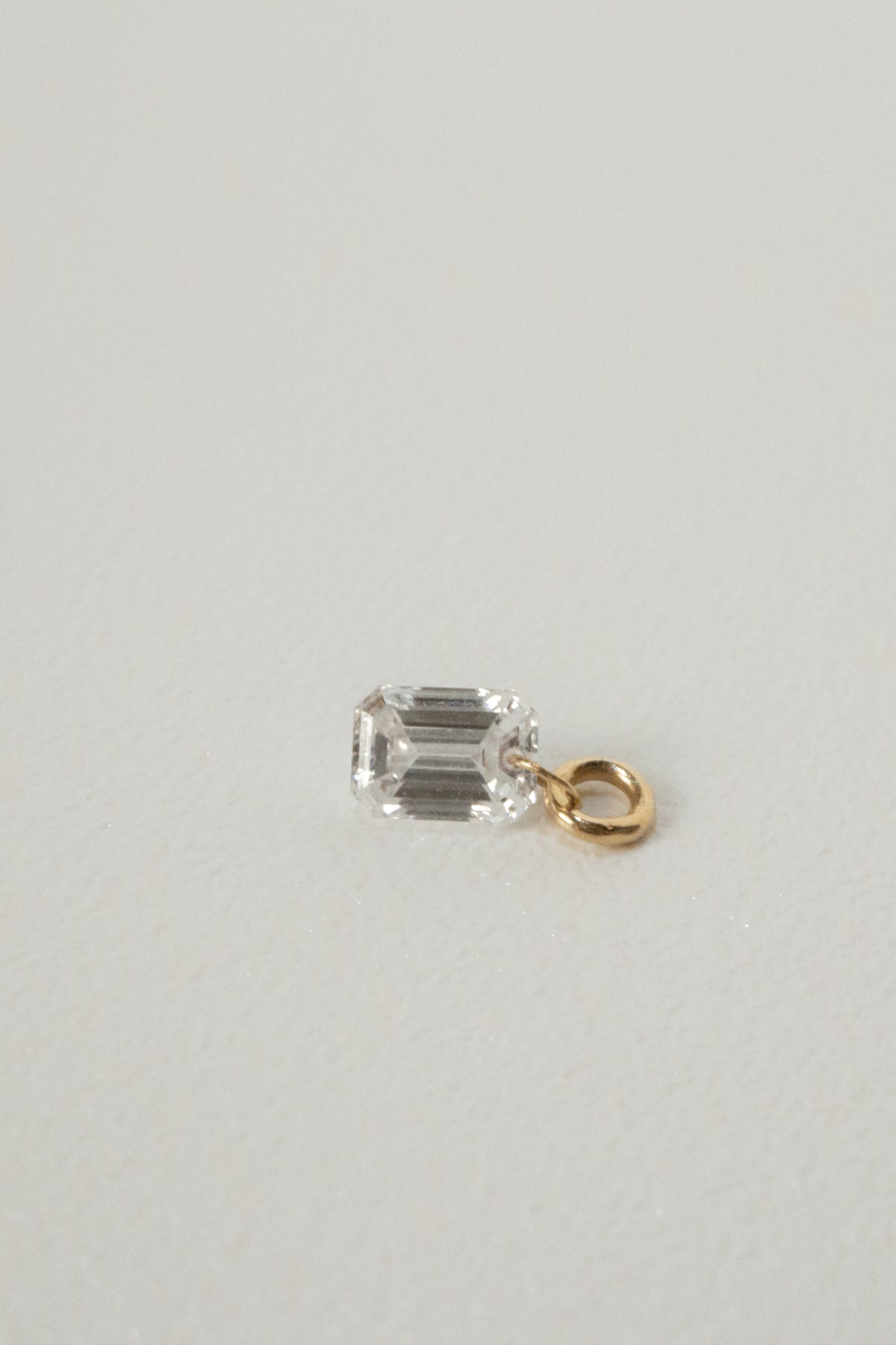 Floating Lab-Grown Diamond Charm