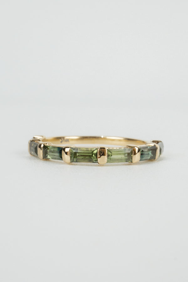 Ellie Wedding Band- Natural Sapphires