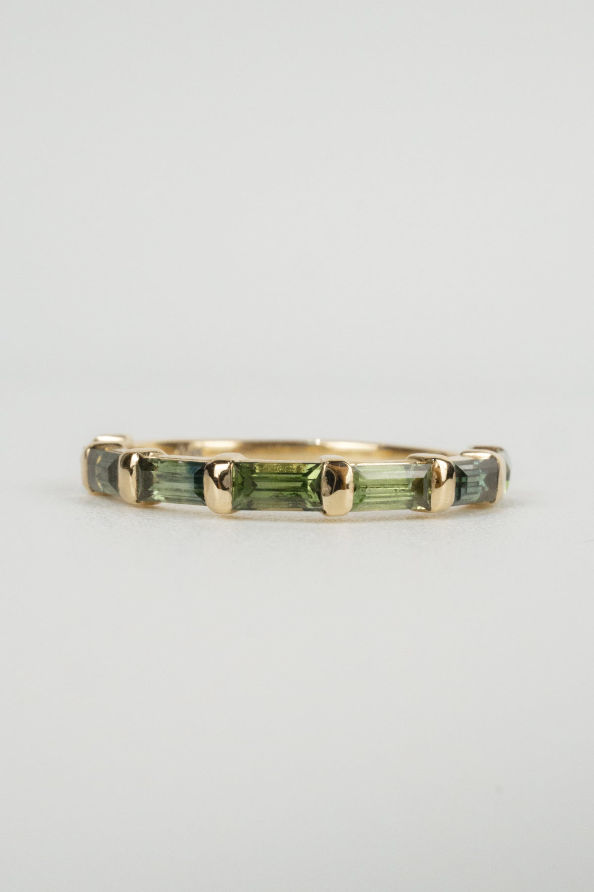 Ellie Wedding Band- Natural Sapphires