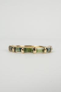 Ellie Wedding Band- Natural Sapphires