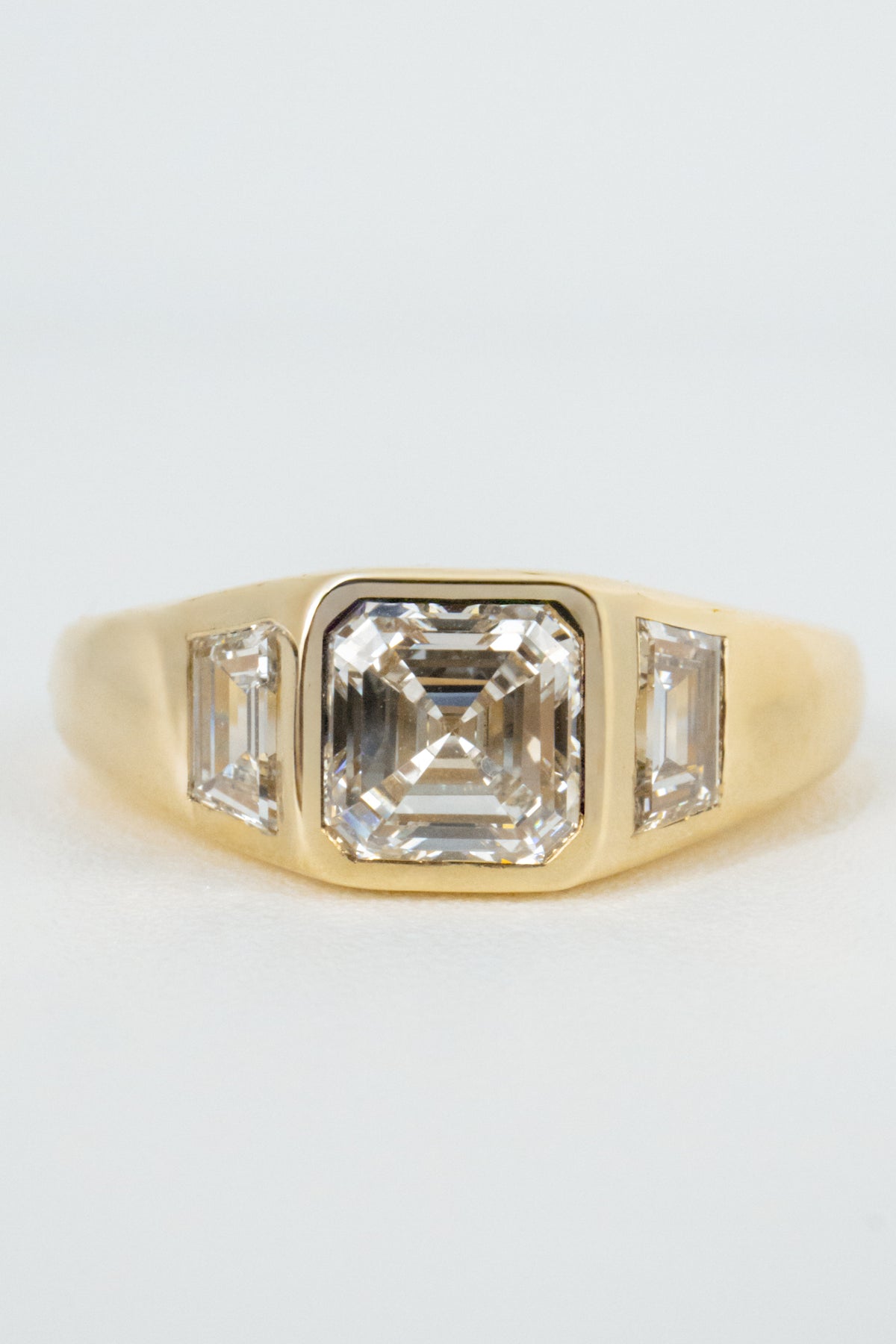 Rowan Engagement Ring- Asscher Signet 1.75ctw