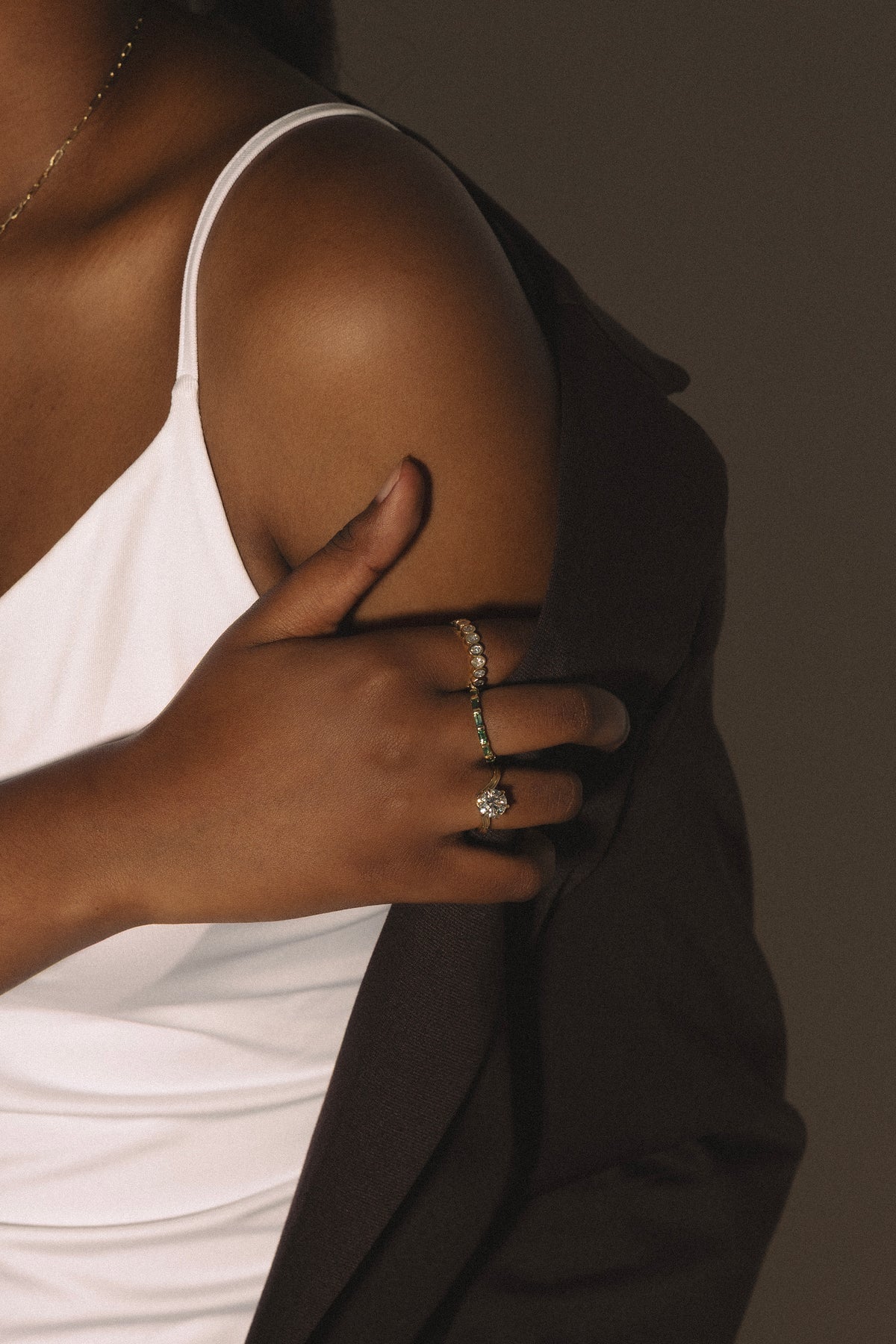 Ellie Wedding Band- Natural Sapphires