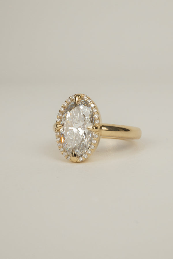 Baylor Engagement Ring- 3.75ct Oval