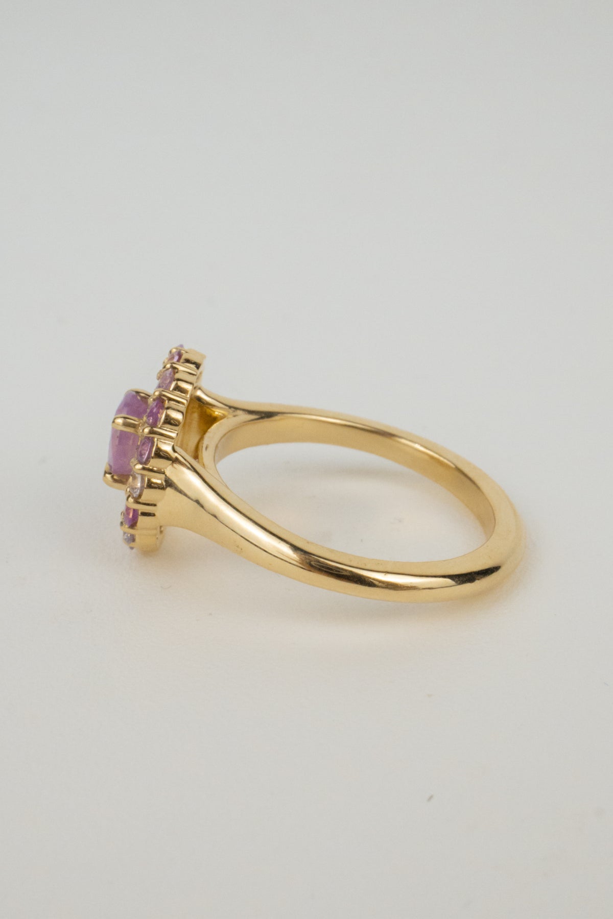 Nadine Engagement Ring- 1.35 ctw Natural Pink Sapphires