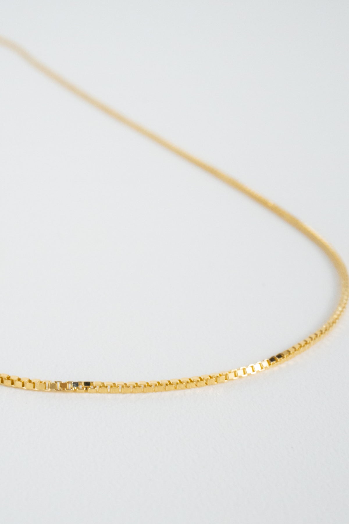 10K Marlow Box Chain Necklace