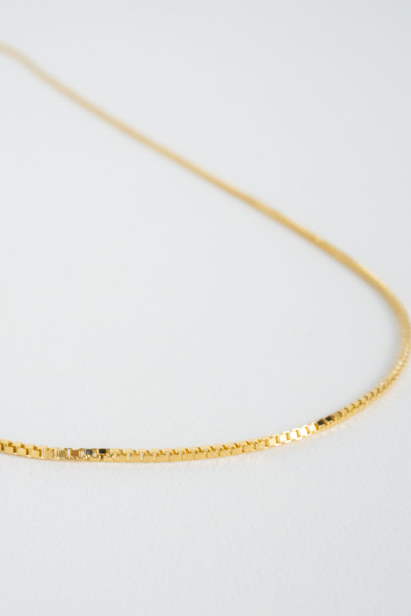 10K Marlow Box Chain Necklace