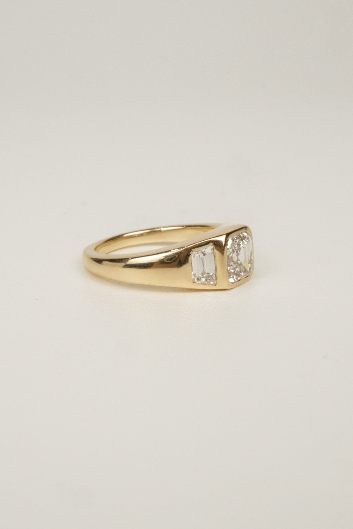 Rowan Engagement Ring- Asscher Signet 1.75tcw