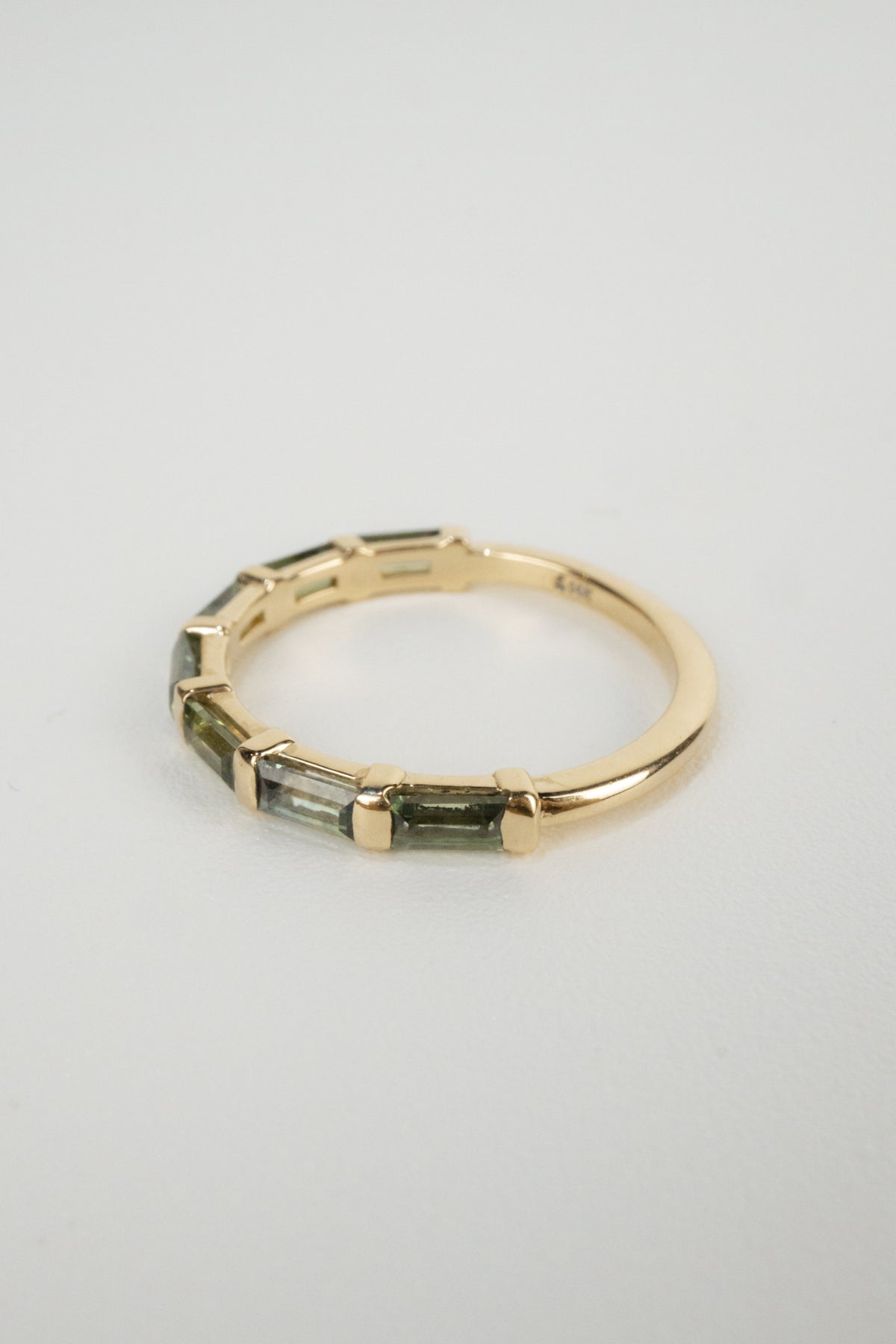 Ellie Wedding Band- Natural Sapphires