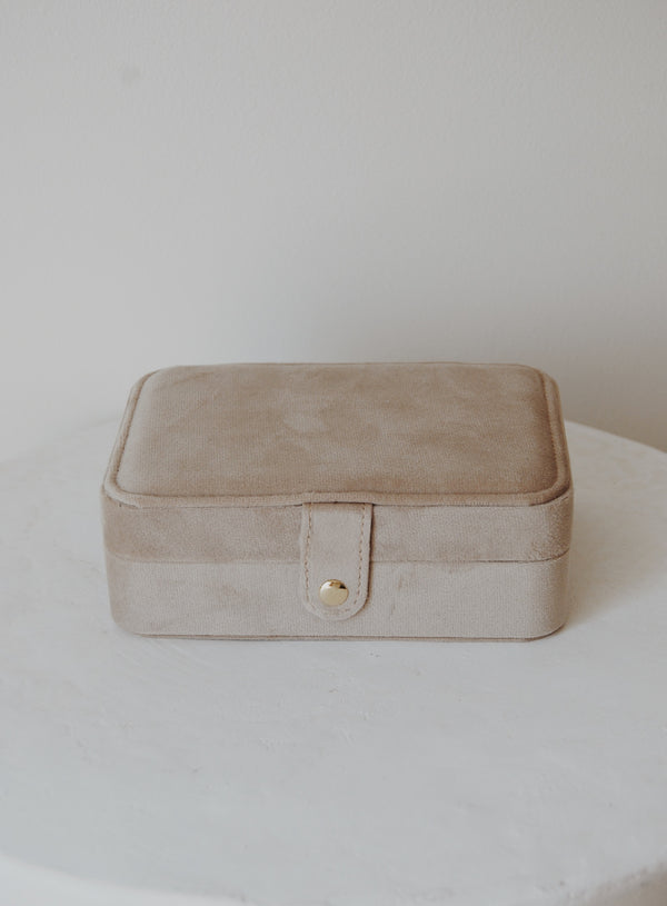 The Keeper Jewelry Box - Taupe