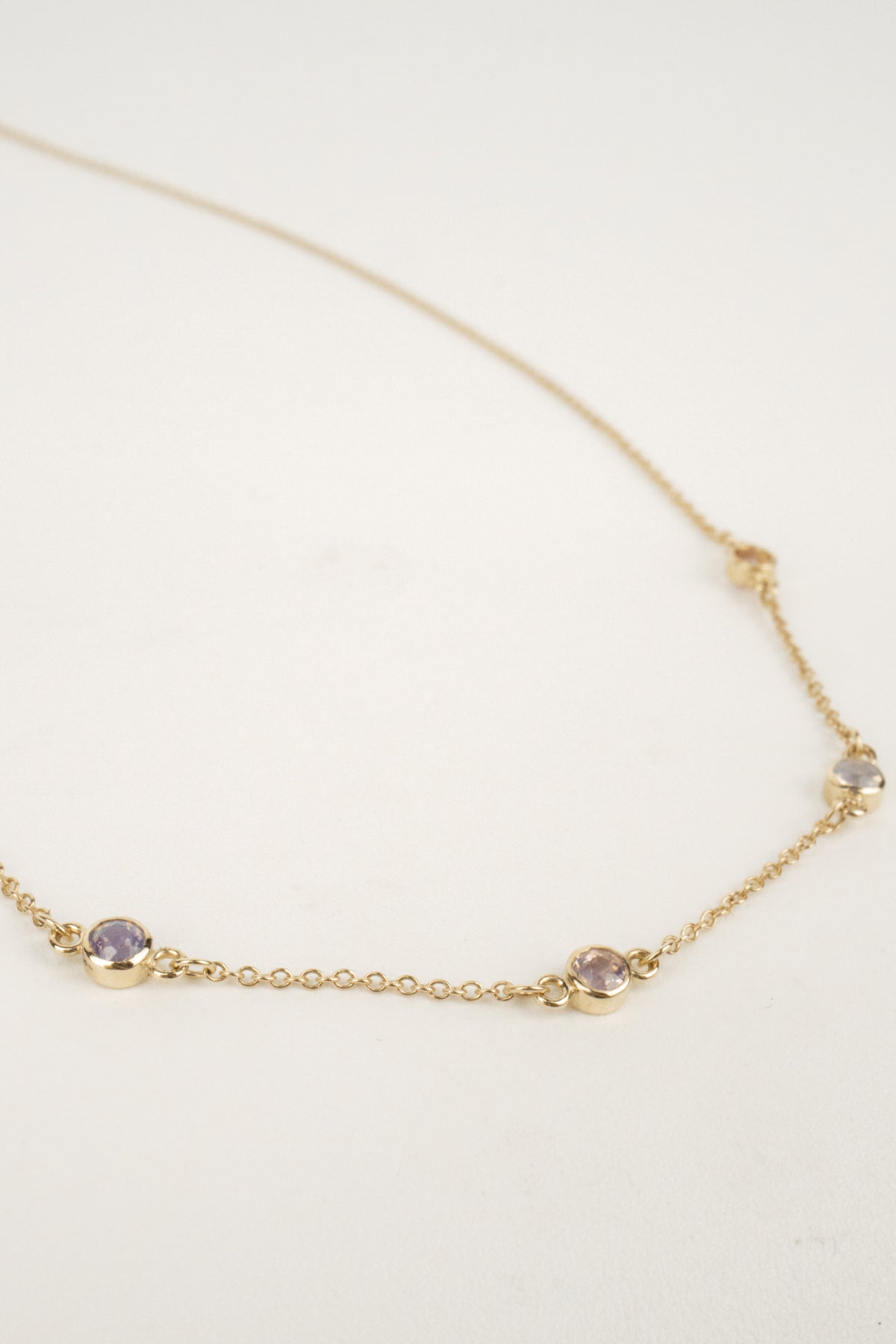 Pink Sapphire Necklace