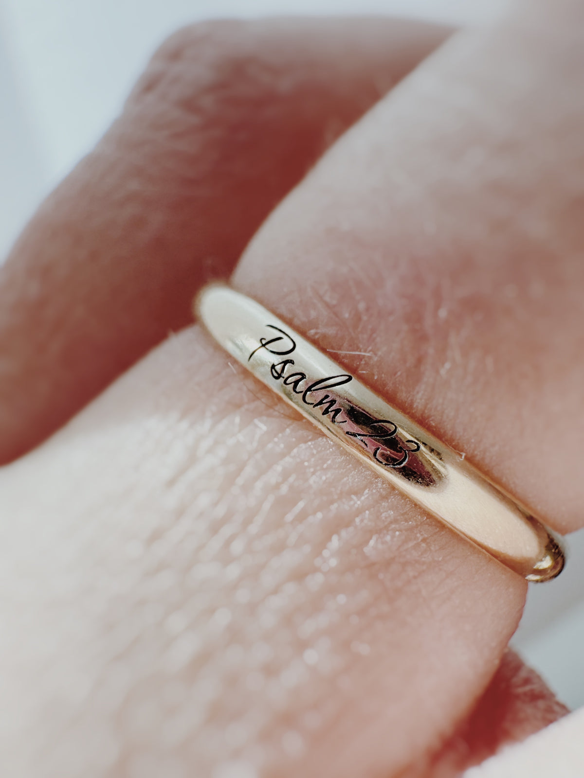 10k Psalm 23 Ring