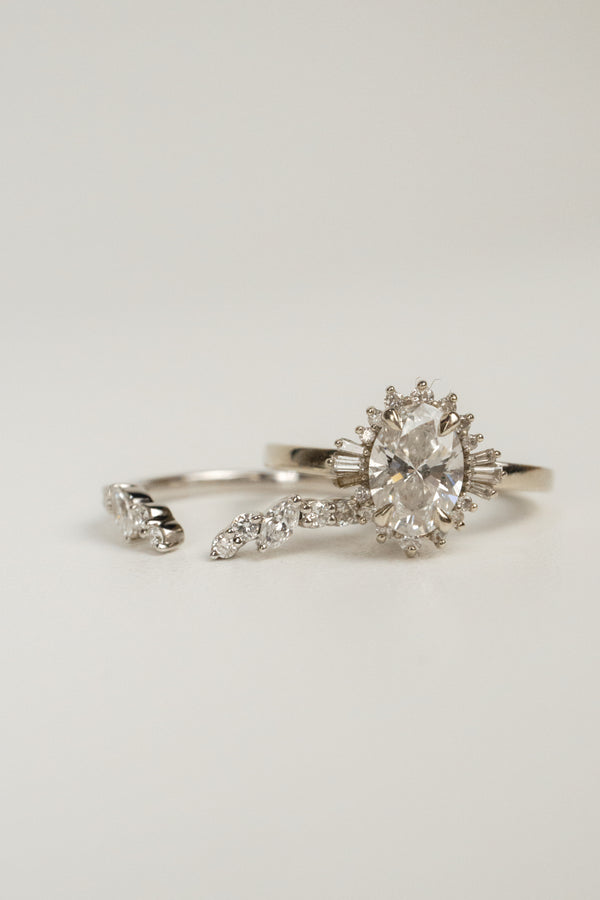 Primrose Wedding Band- White Gold