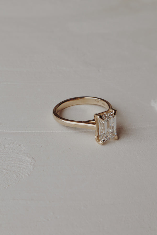 Piper Engagement Ring- Emerald 2.6cts