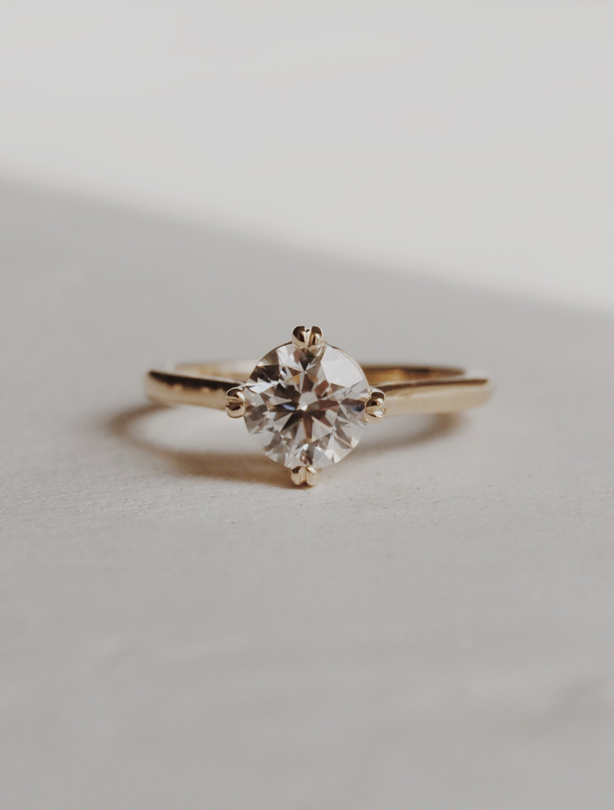 Rowan Round Solitaire Engagement Ring