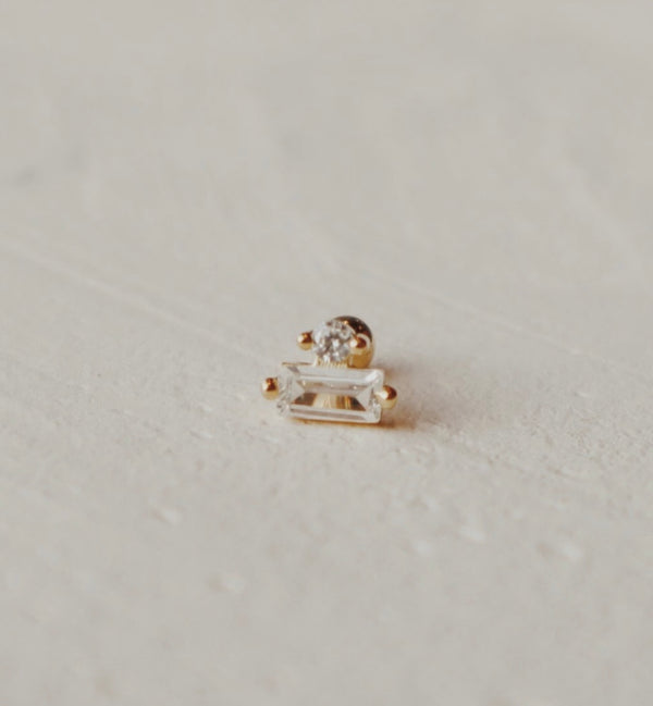 Analise Baguette Cartilage Stud