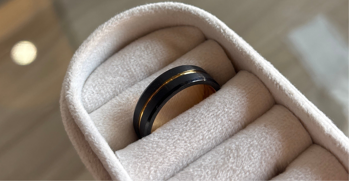 Silas Men's Tungsten Wedding Band