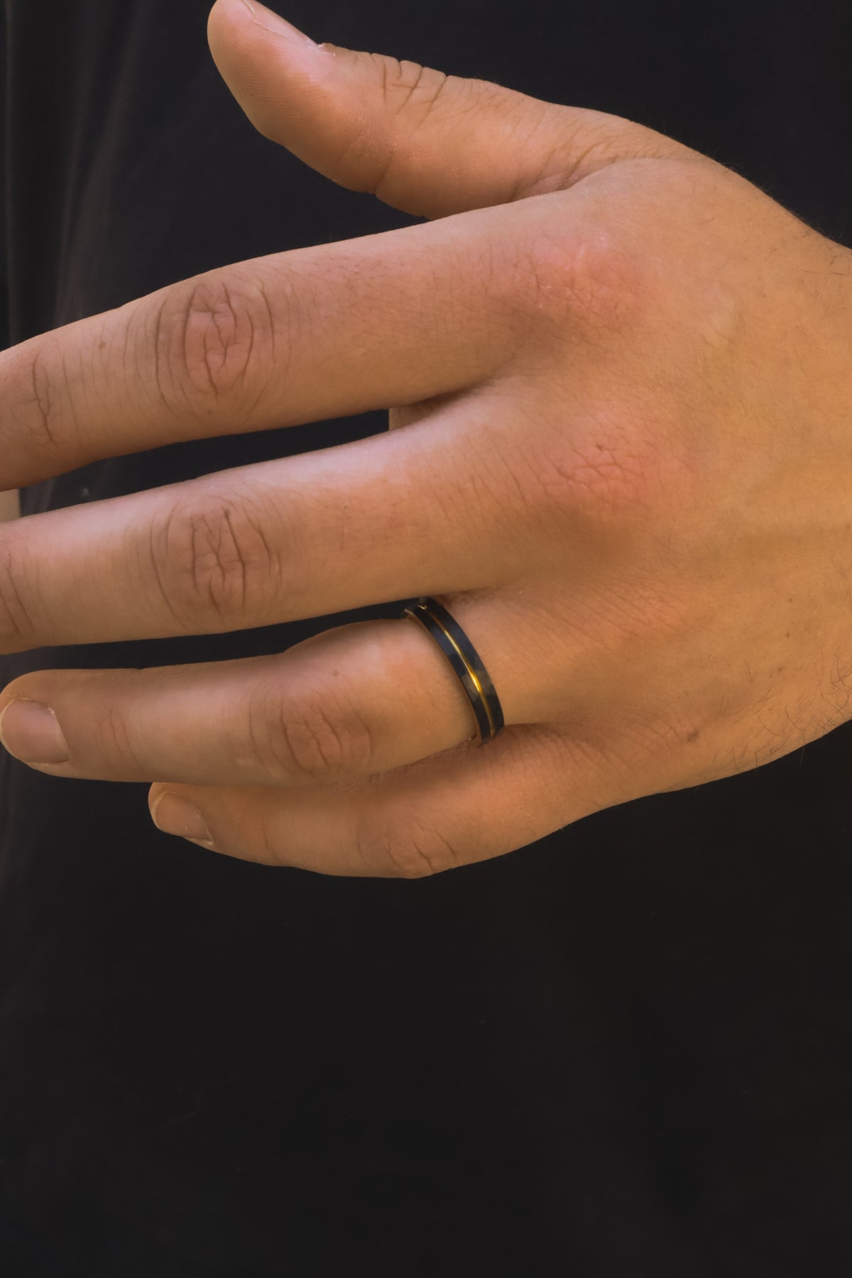 August Men’s Wedding Band