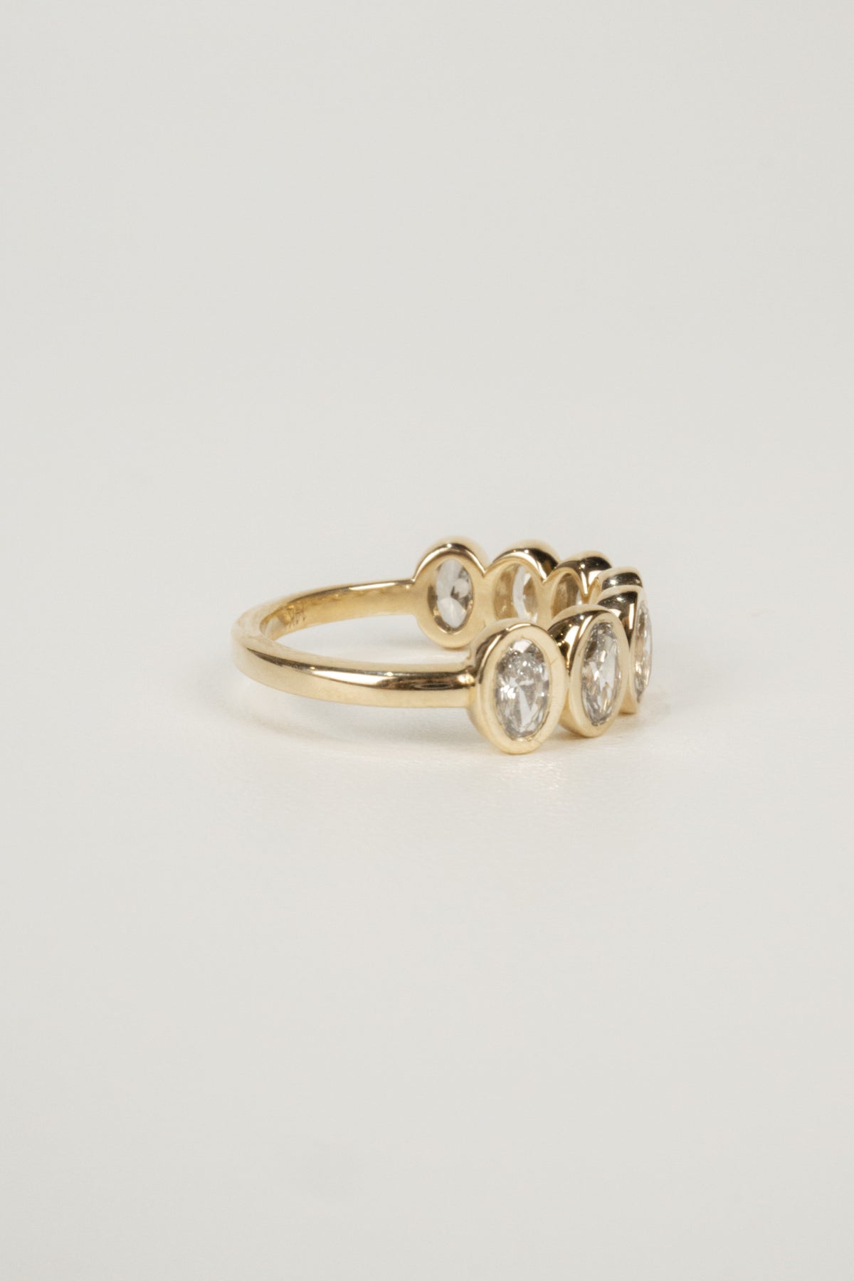 Lawrence Wedding Band- 1.3ctw Oval