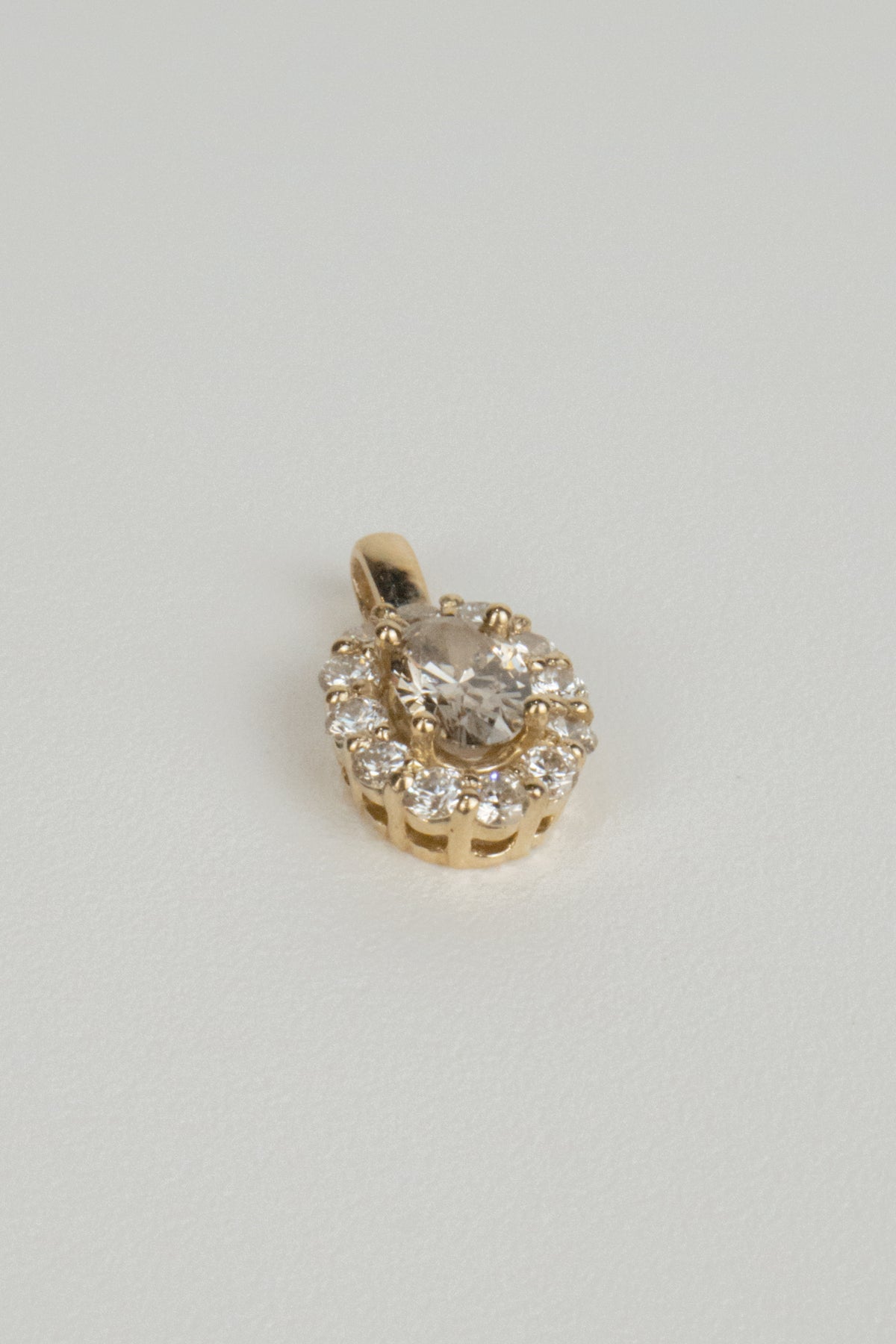 Salome Necklace Pendant- 2ctw Champagne Diamond