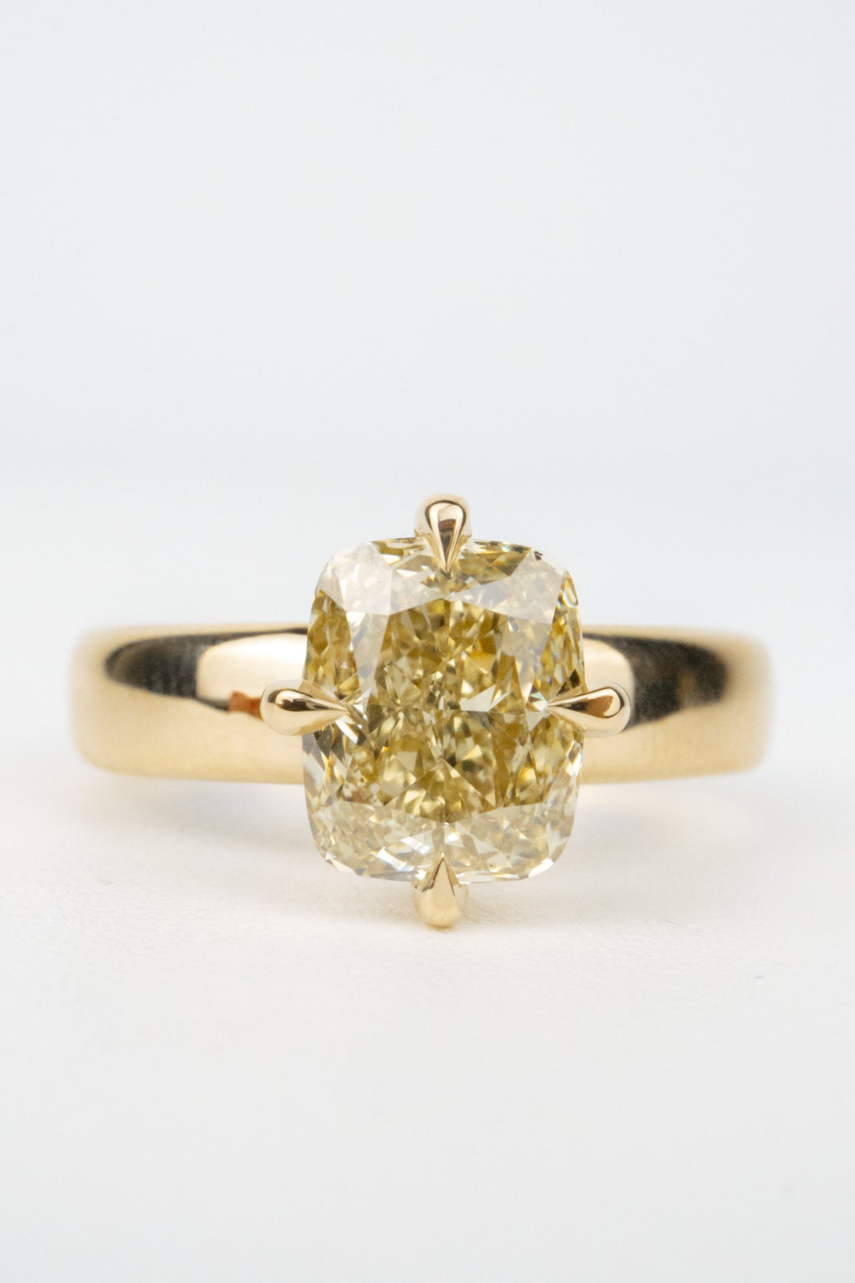 Blair Engagement Ring- 2ct Yellow Cushion