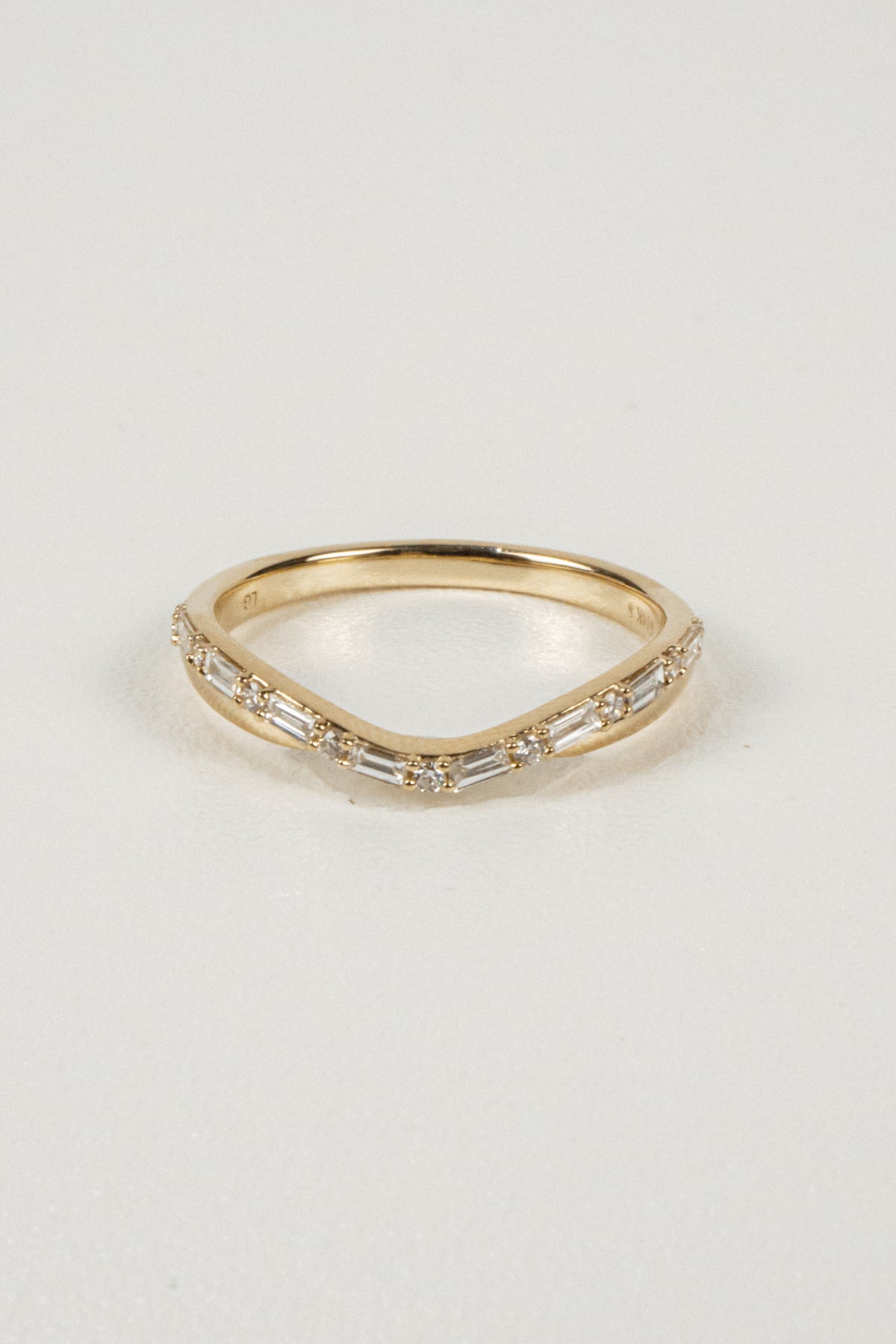 Everette Wedding Band - Yellow Gold