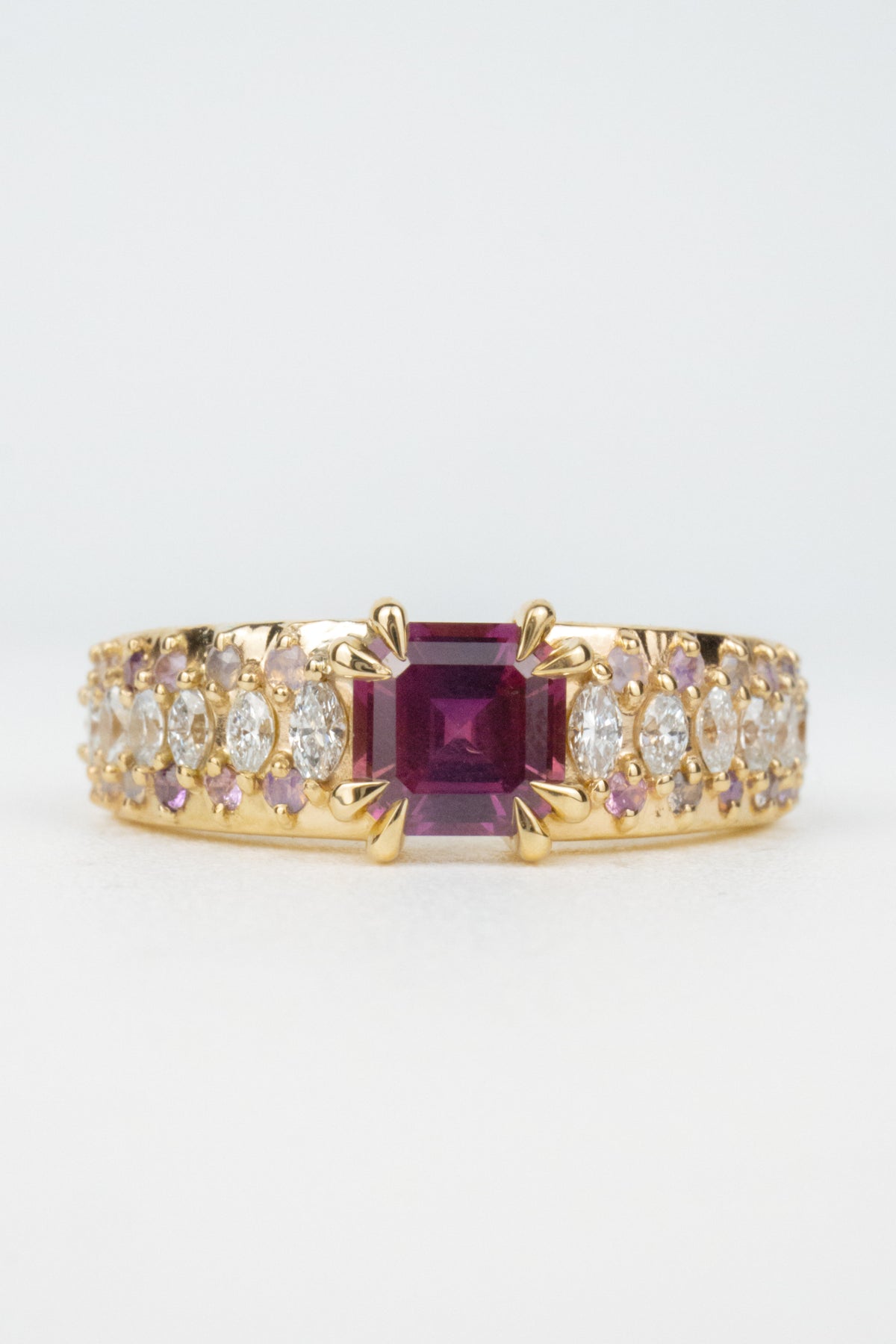 Madden Engagement Ring- 0.9ct Natural Pink Sapphire