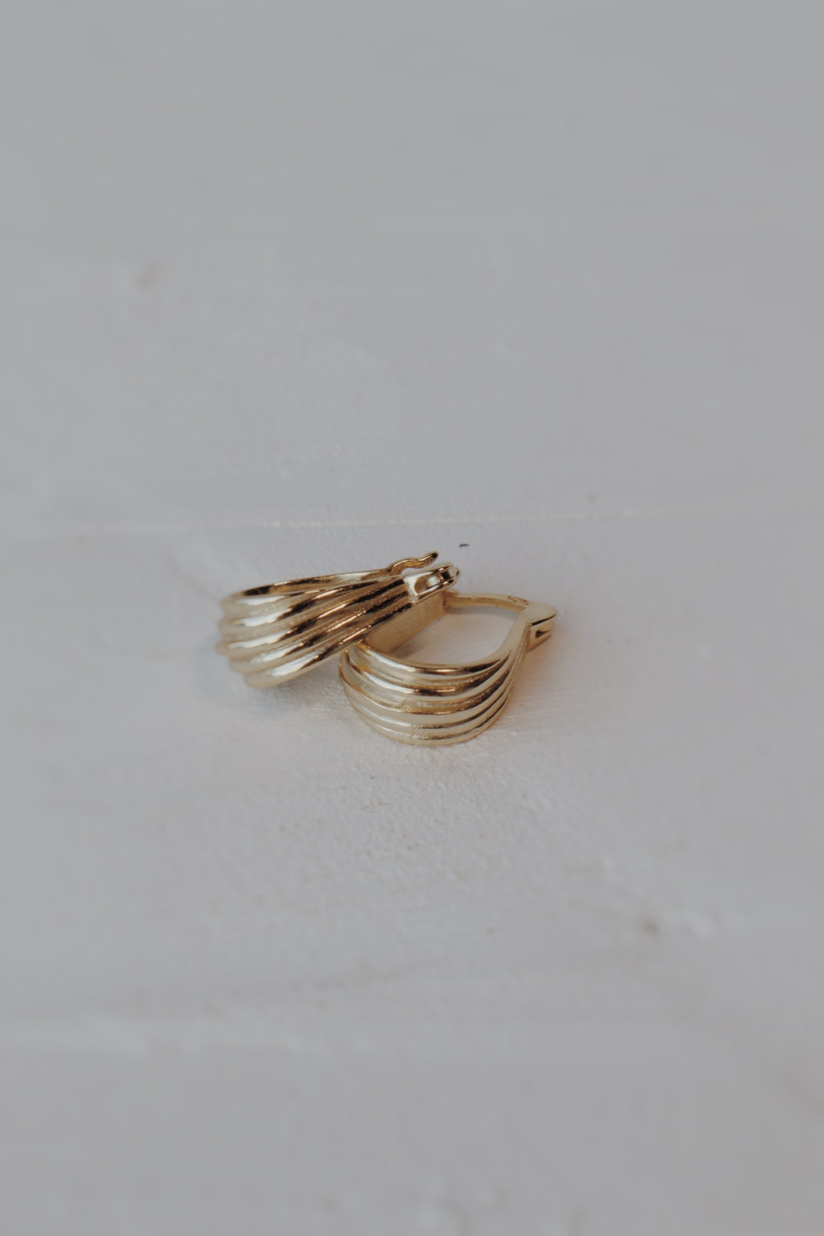Montgomery Hoop Earrings- Vermeil