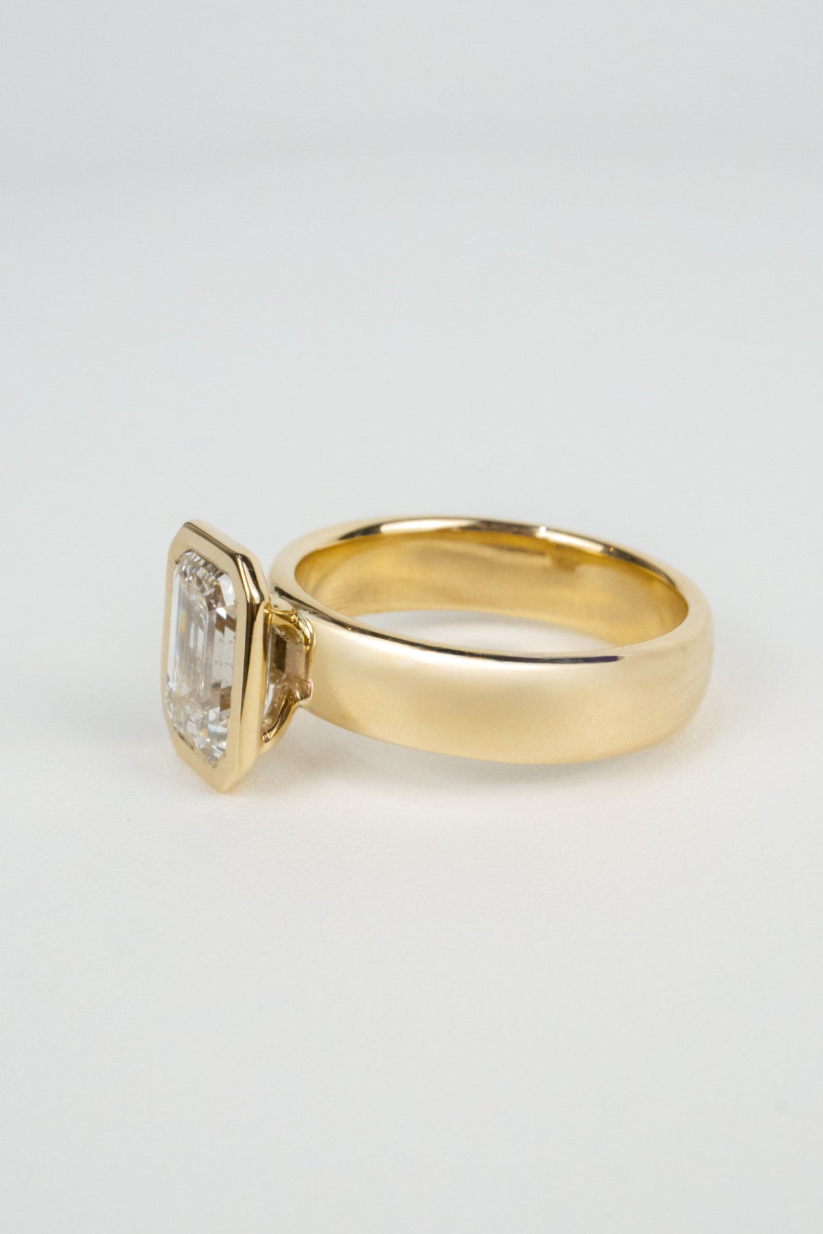 Quinton Engagement Ring- 2ct Emerald-Cut