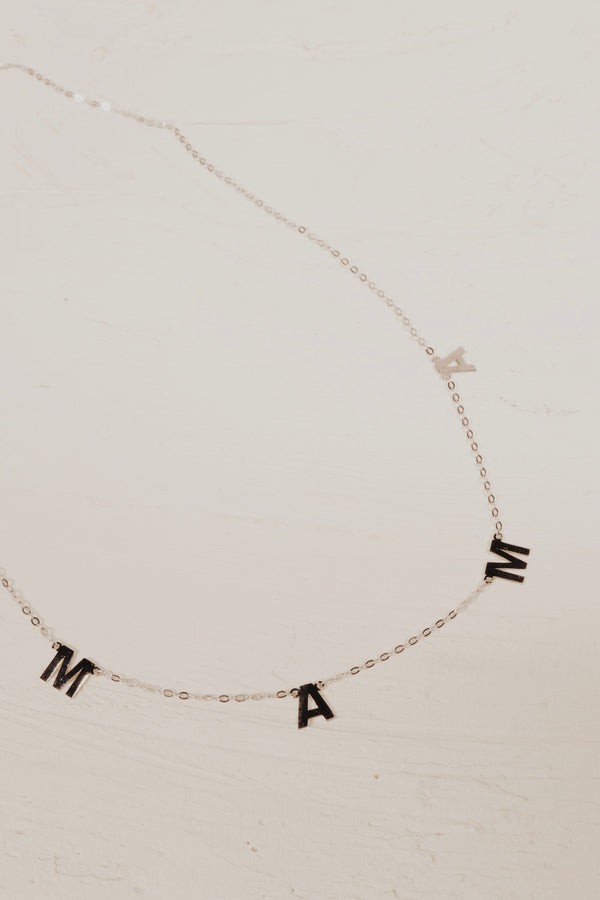 10k Mama Spaces Necklace