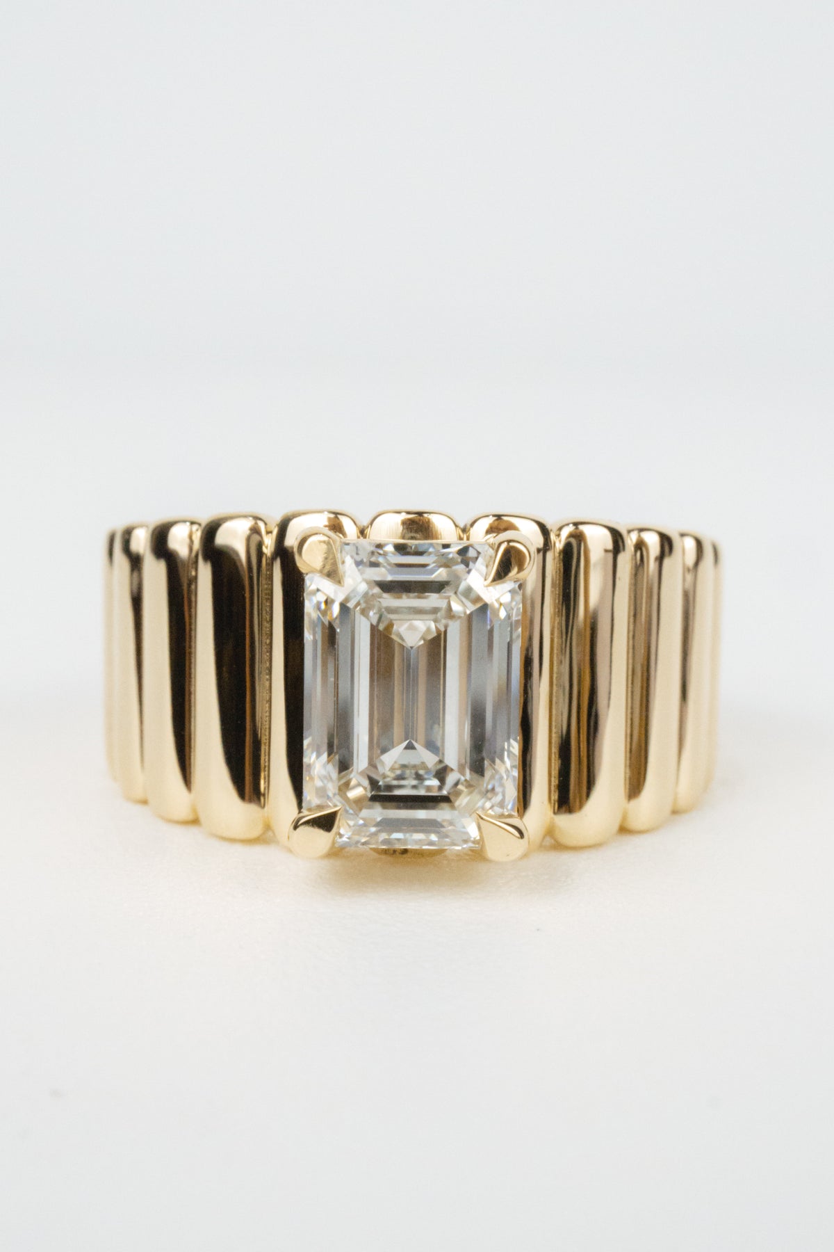 Elizabeth Engagement Ring- 2ct Emerald-Cut