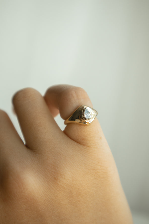 Selah Pinky Ring- 0.5ct Champagne Diamond