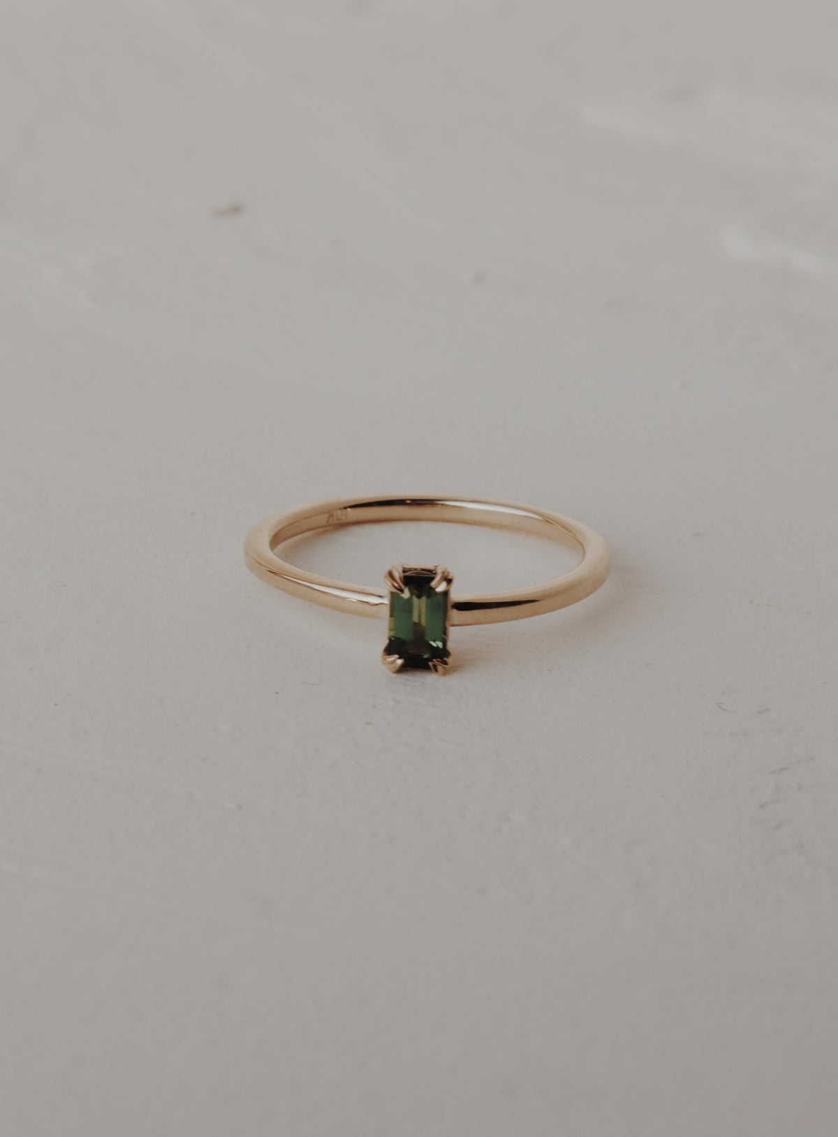 10k Tourmaline Stacking Ring