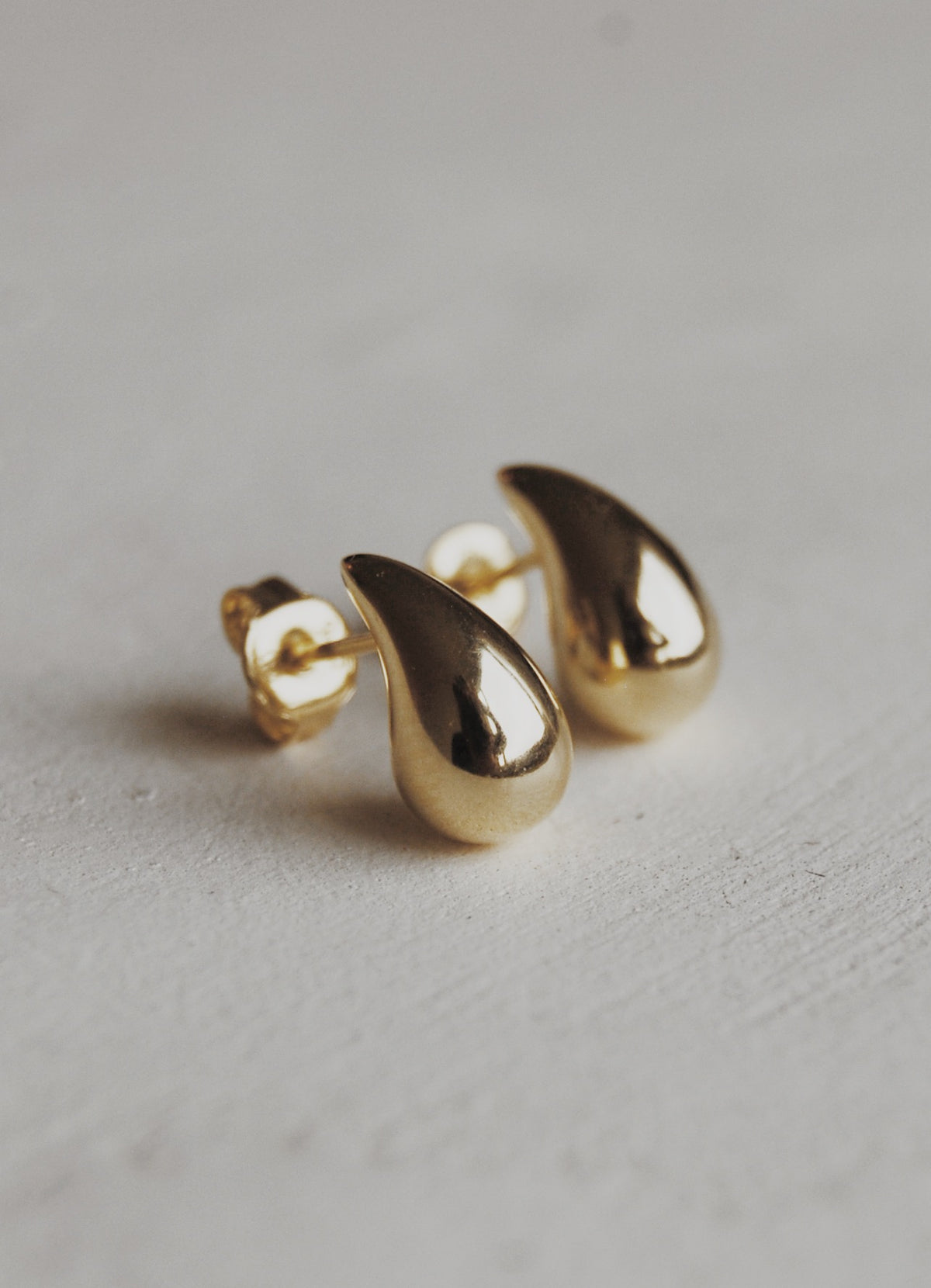 14k Vermeil Mini Drop Studs