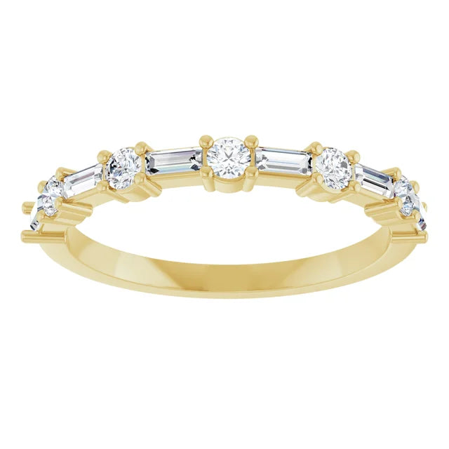 Haven Wedding Band - Yellow Gold